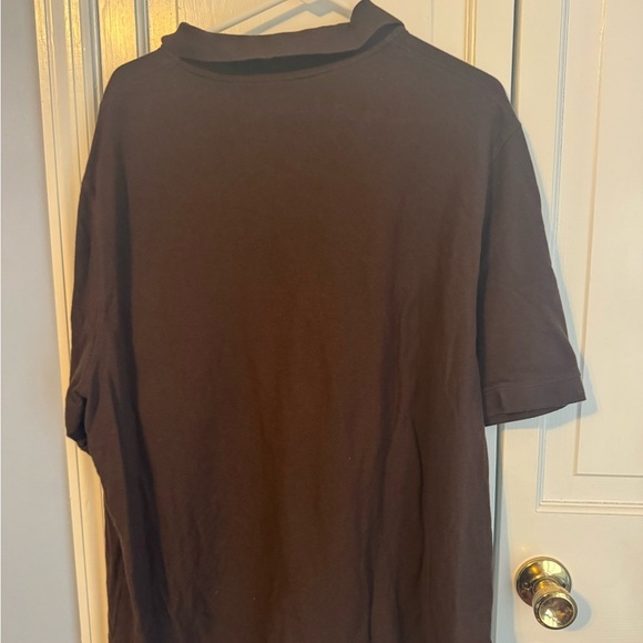 Men’s Classic Polo with Pocket, Big & Talk 3x Brown - Picture 8 of 8